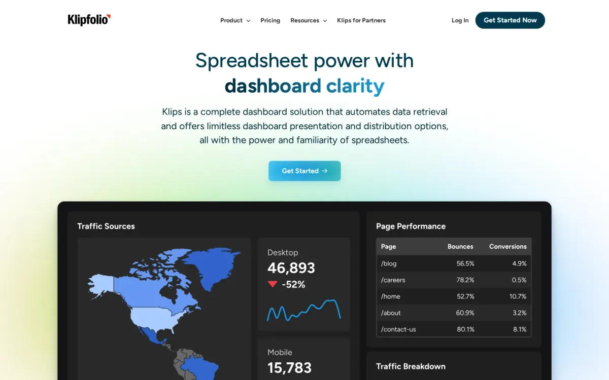 Klipfolio — Client-ready dashboards with partner controls