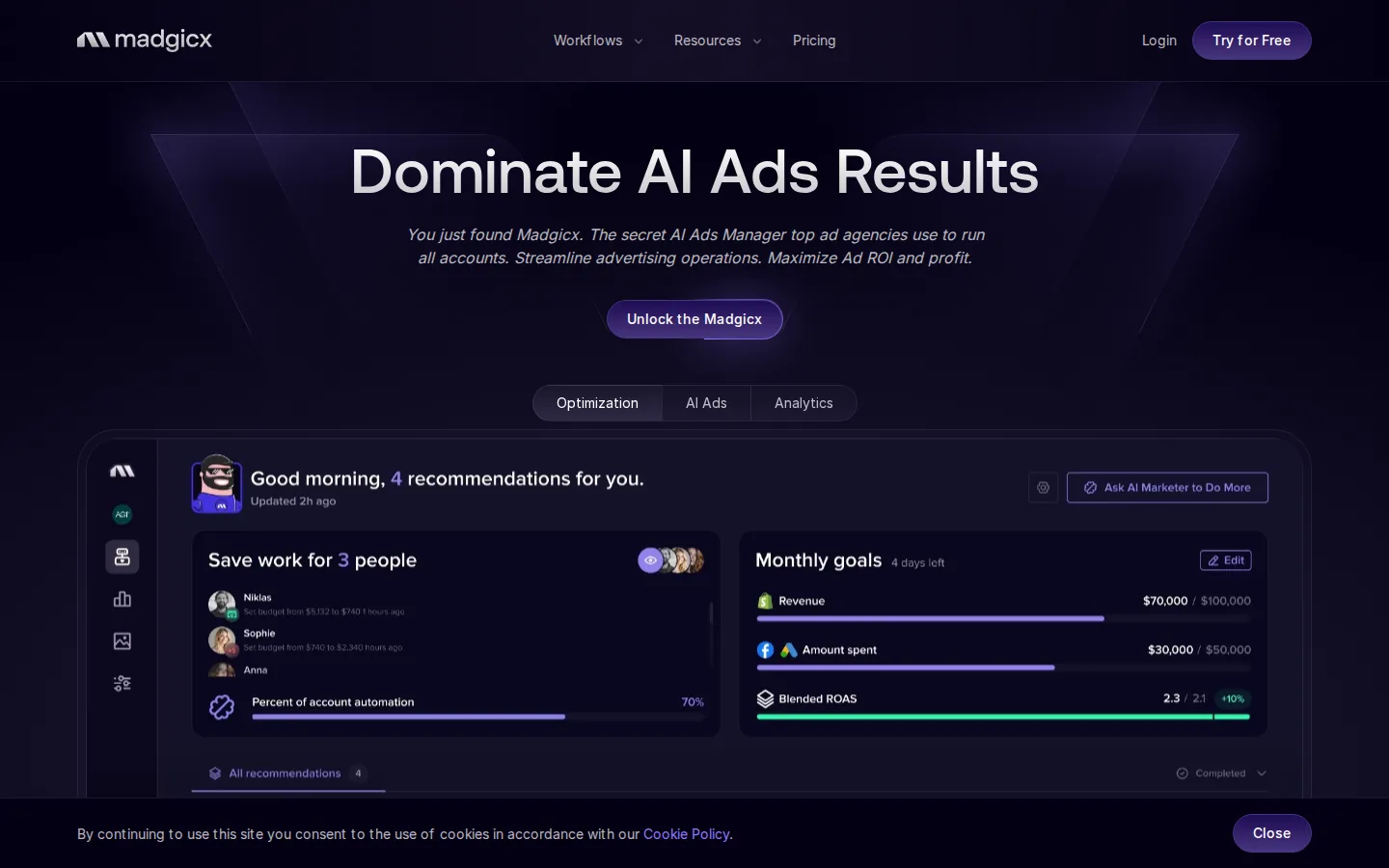 Madgicx Review: AI-driven optimization and reporting for Meta advertisers