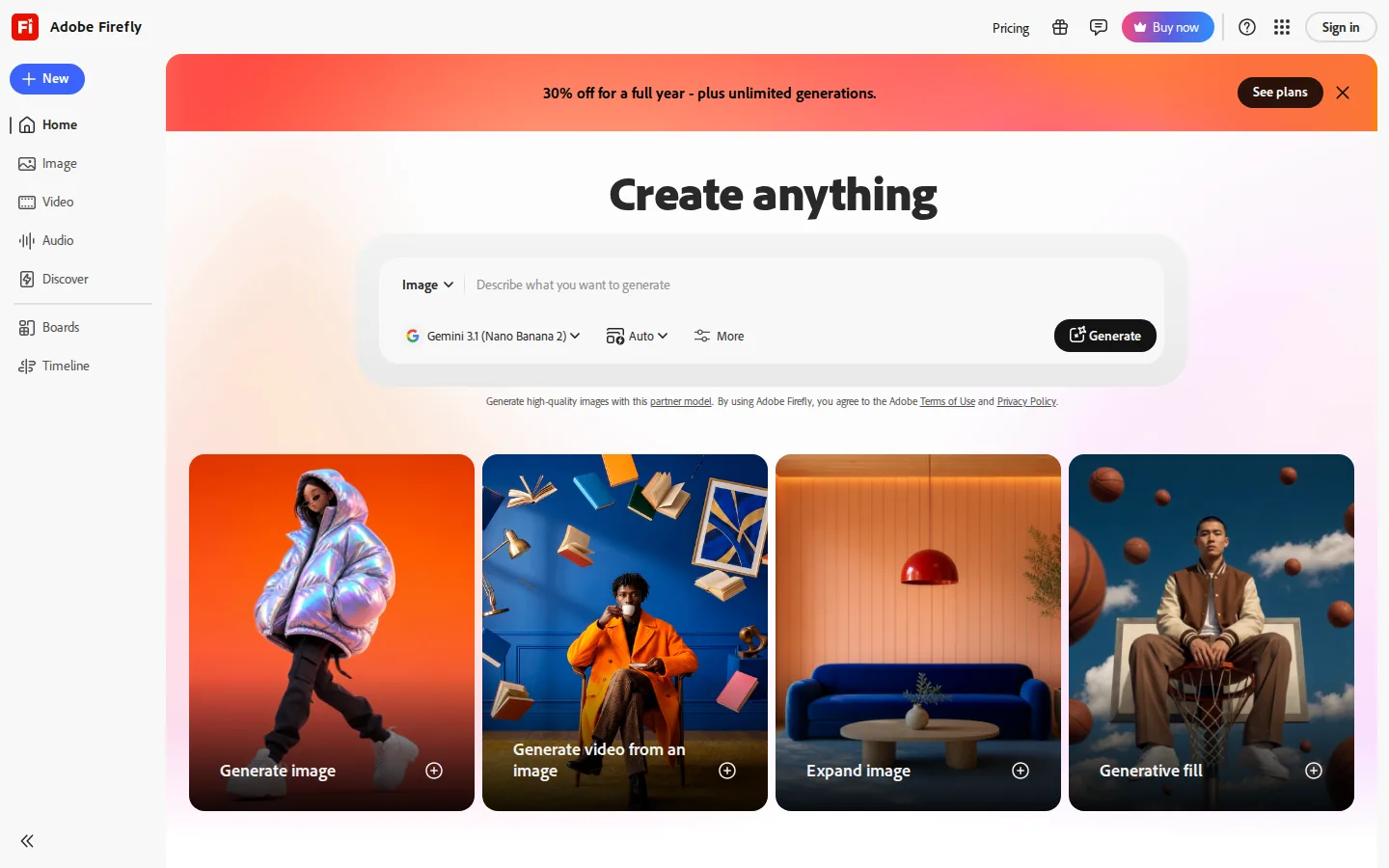 Adobe Firefly Review (No. 5): Versatile generative creative studio