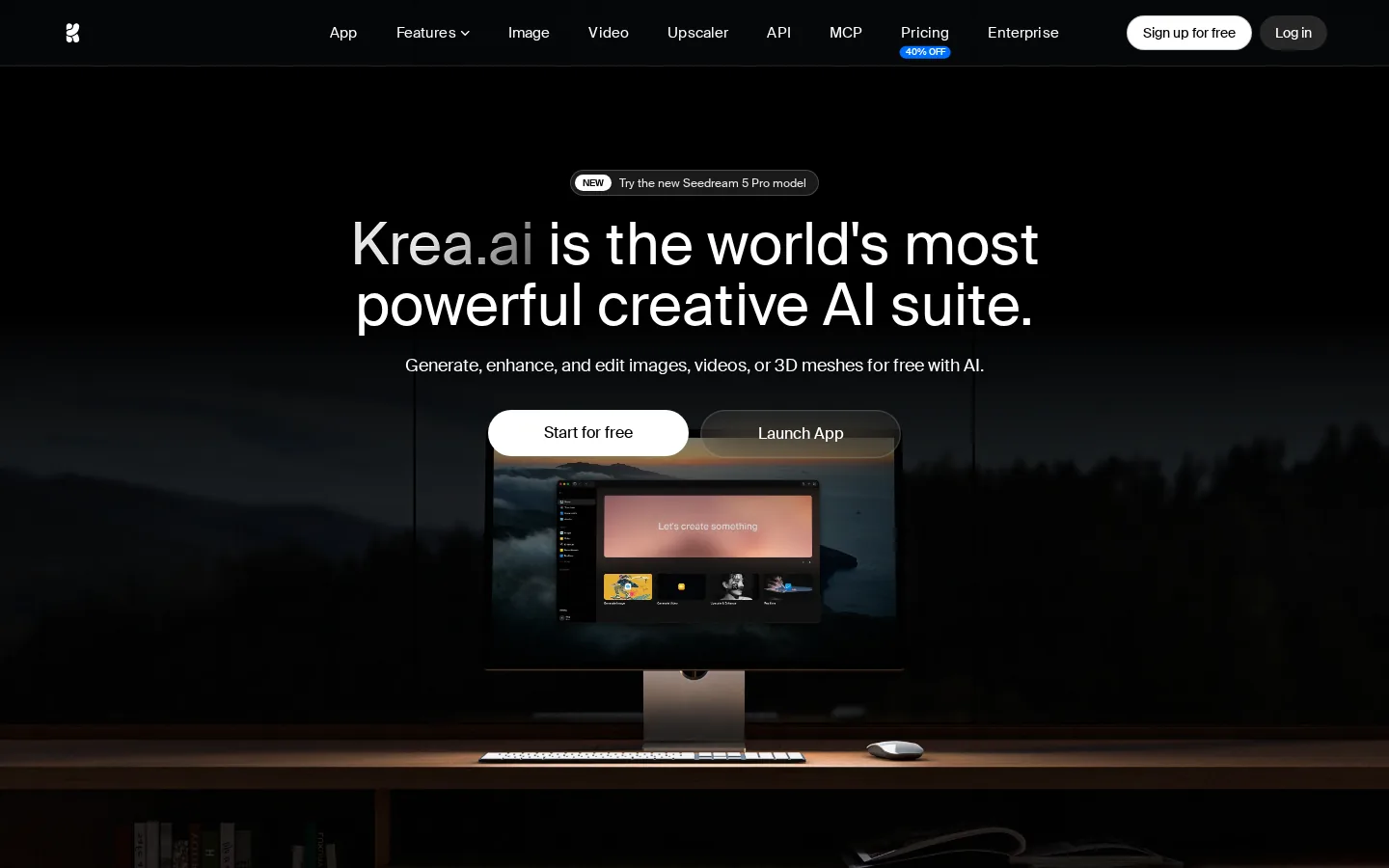 Krea — Real-time creative suite for ad-ready visuals