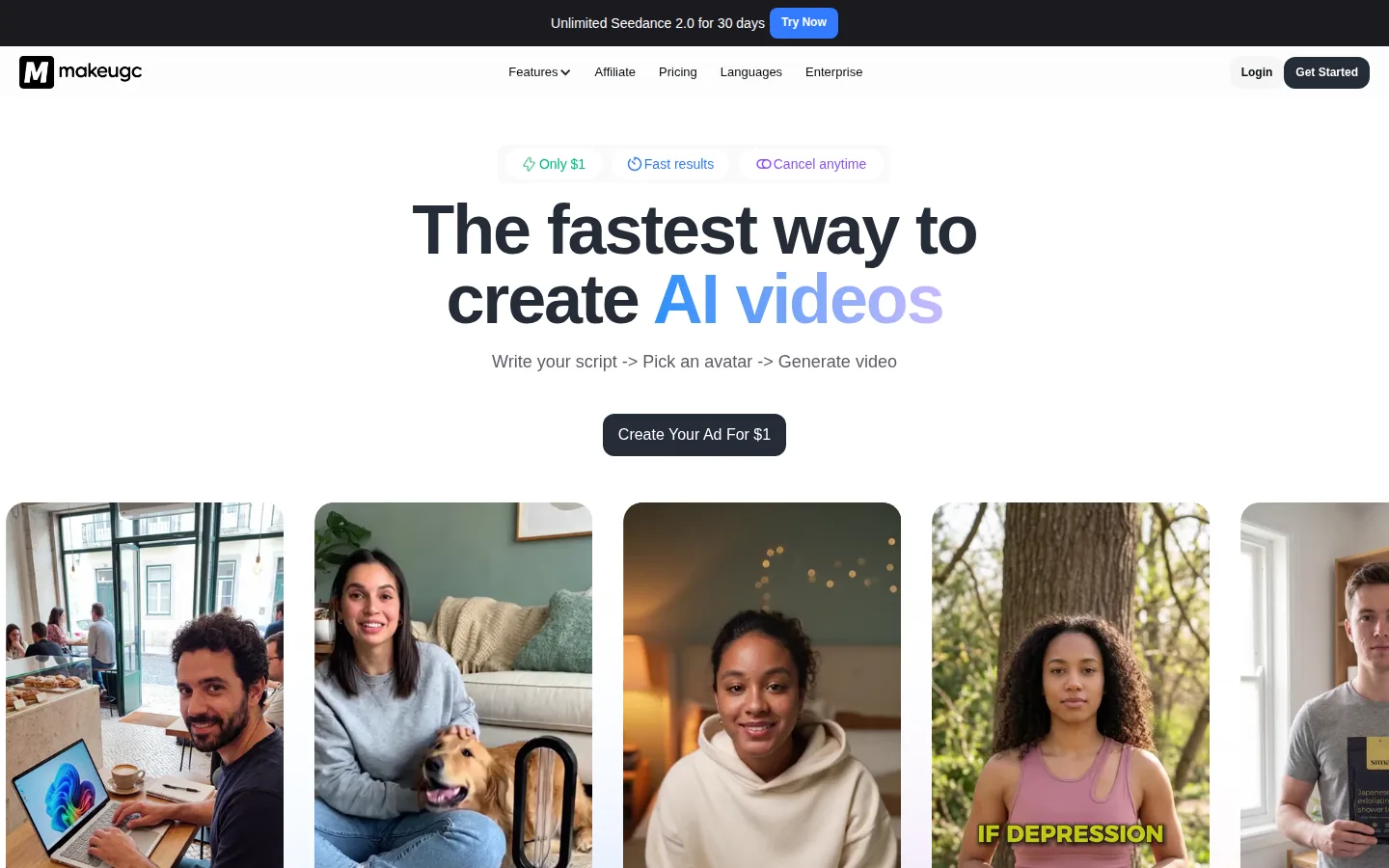 Makeugc review: avatar-led UGC-style video ads at scale