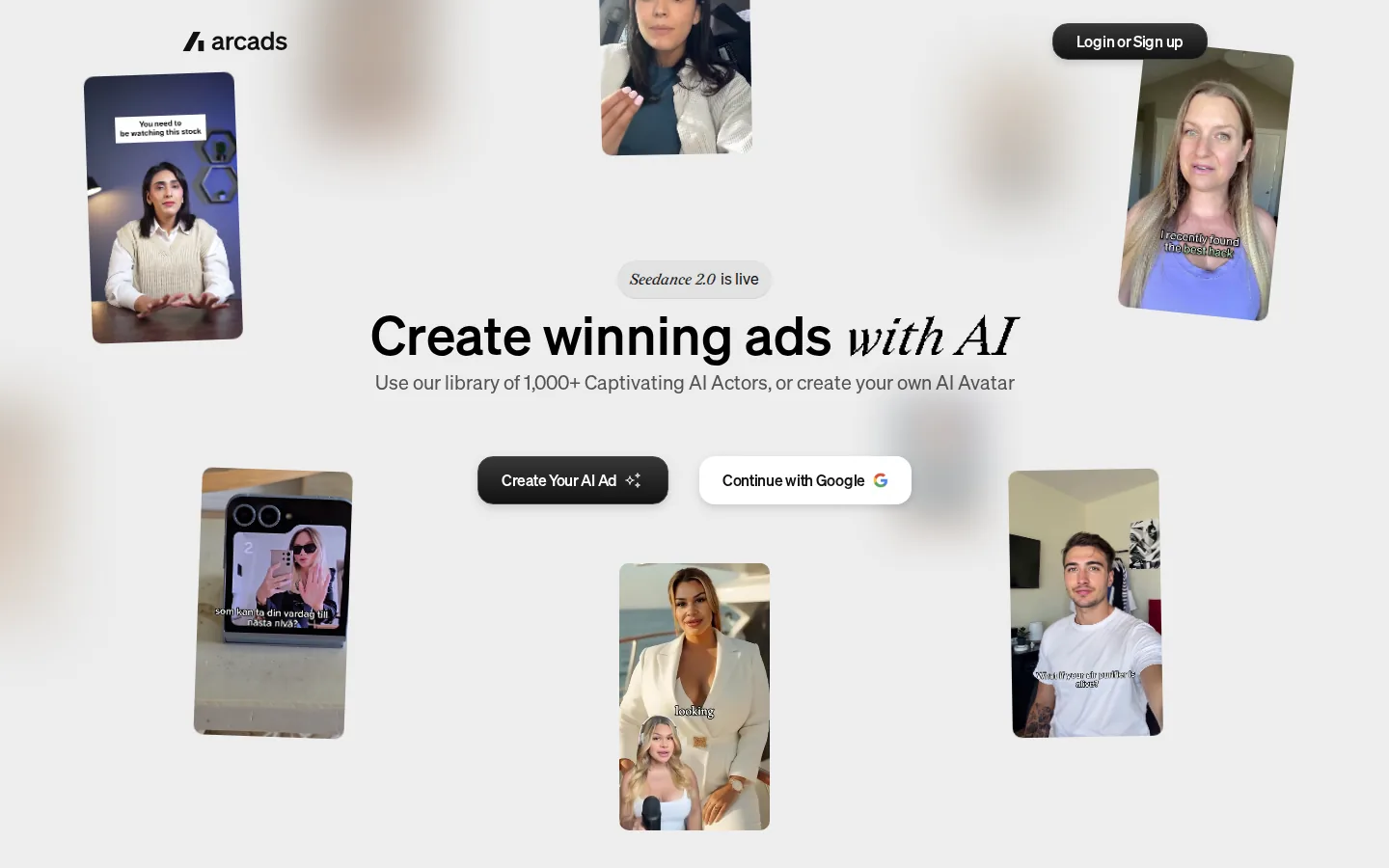 Arcads Review: UGC-style video ads powered by AI actors