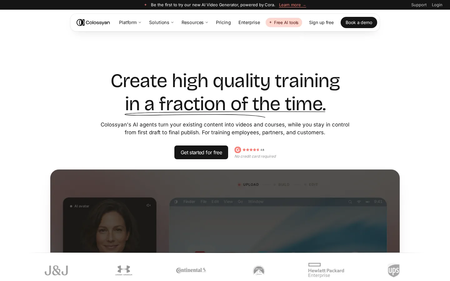 Colossyan — Controlled avatar videos from your source content