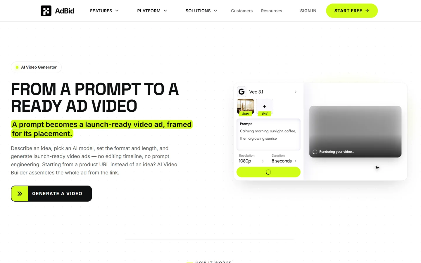 Adbid — AI video generator for ads