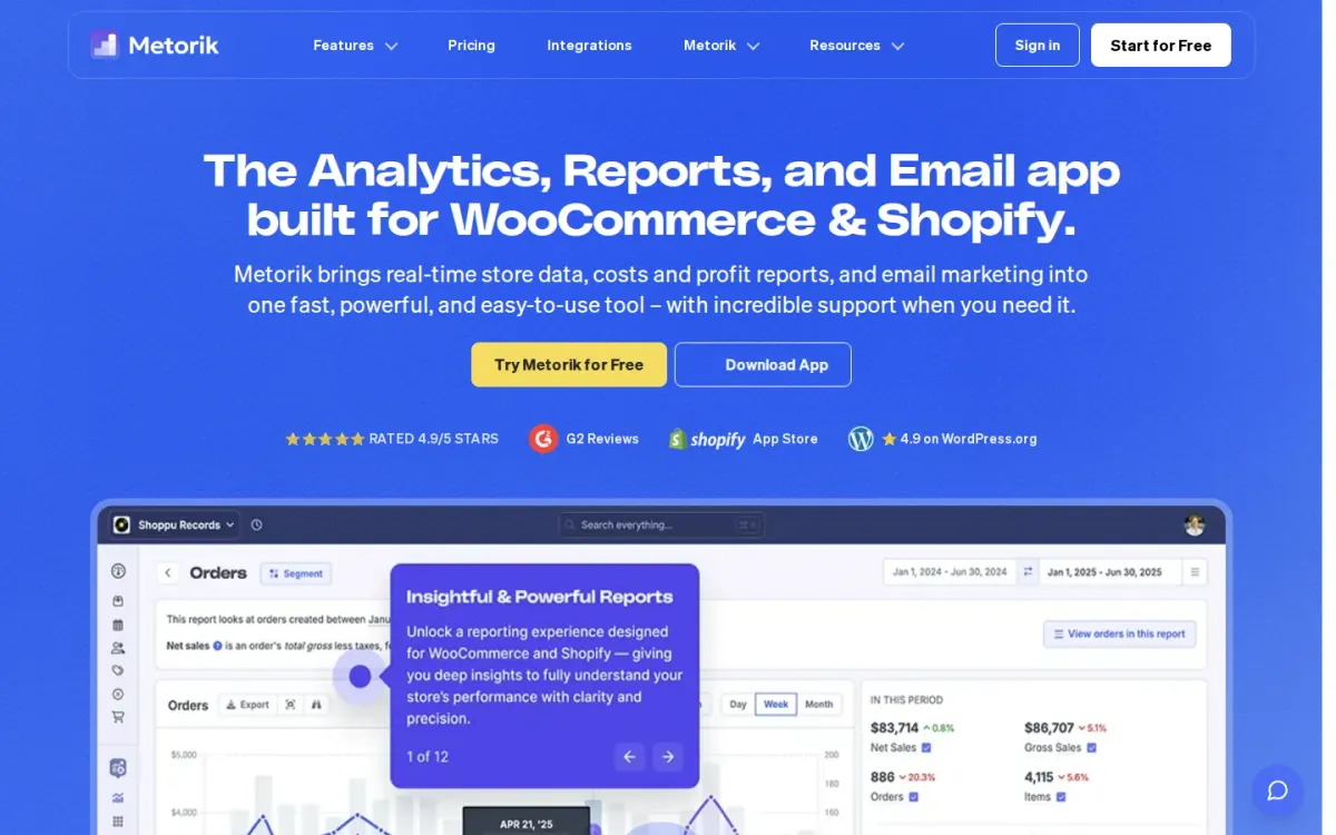 Metorik Review: Deep reporting for Shopify and WooCommerce stores