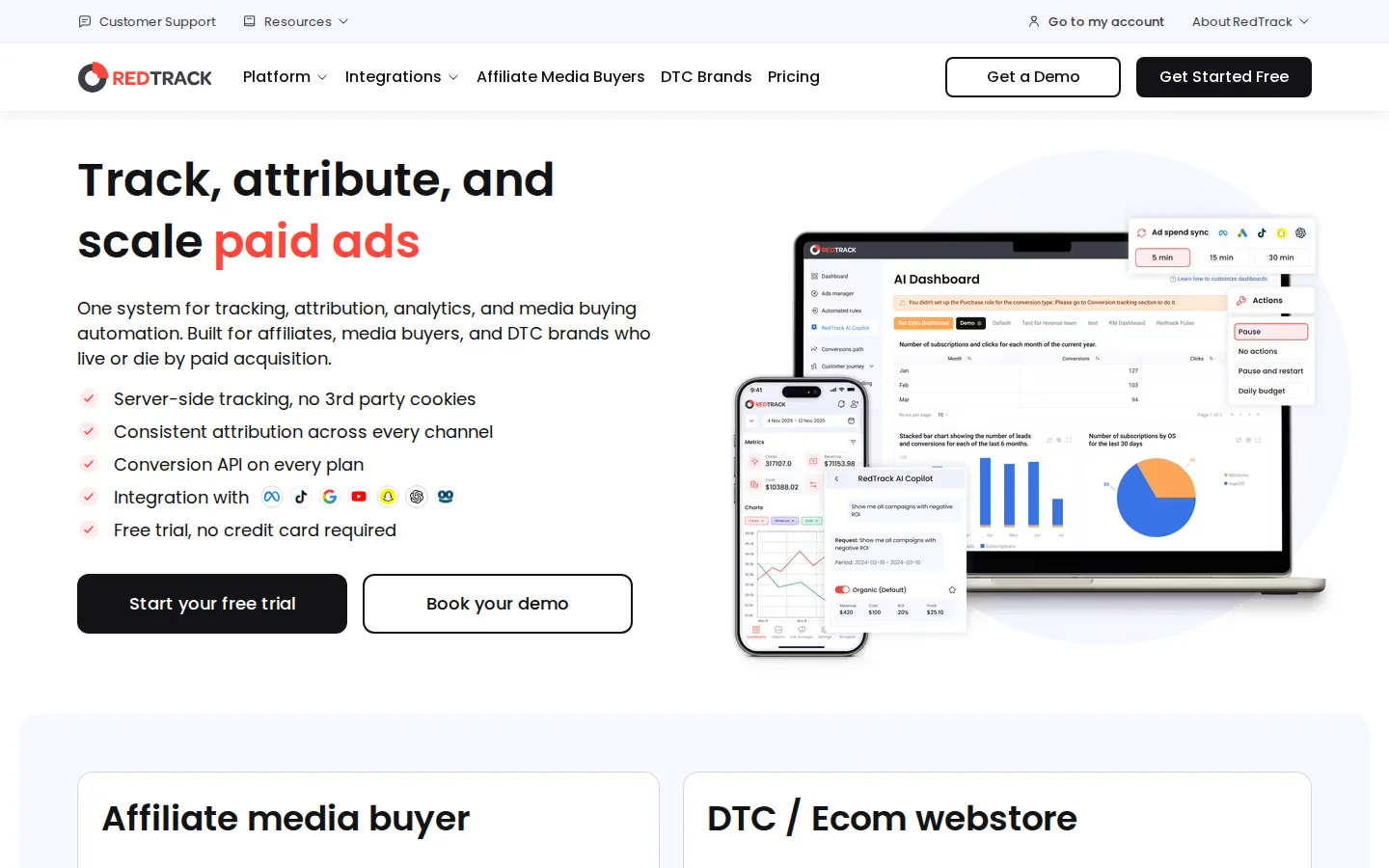 Redtrack review: attribution and tracking for paid social teams