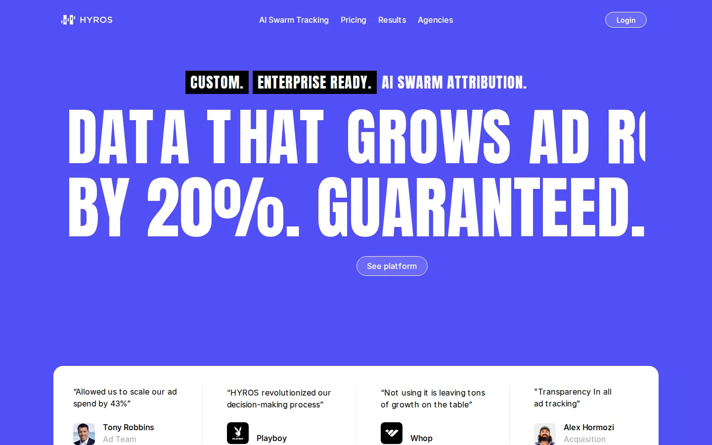 Hyros review: revenue-based ad attribution for scaling brands