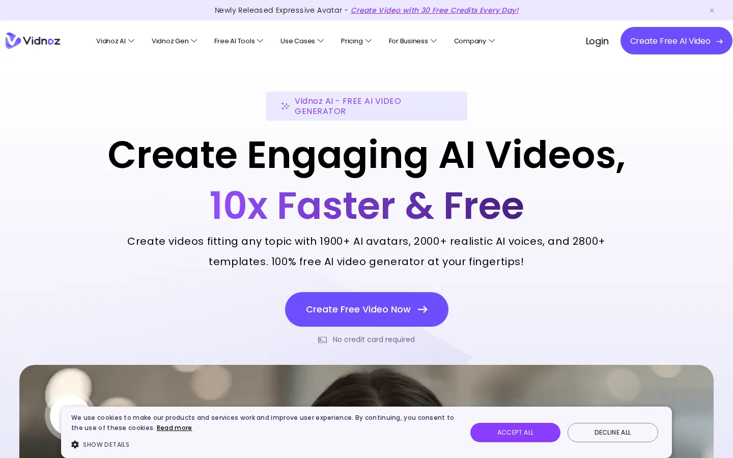 Vidnoz for avatar-driven mouth-sync clips