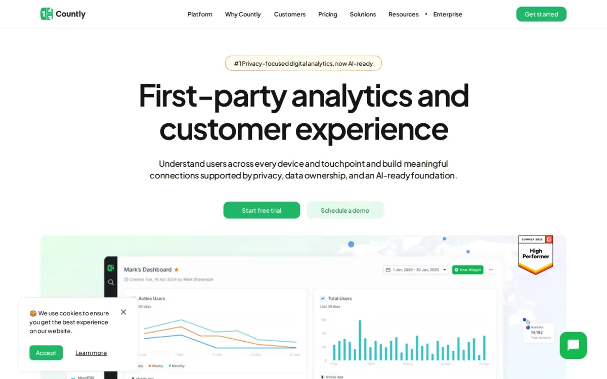 Countly review: privacy-minded app analytics with engagement add-ons