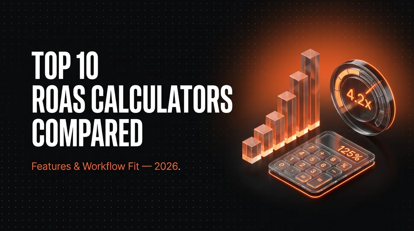 Top 10 Roas Calculators Compared Features and Workflow Fit