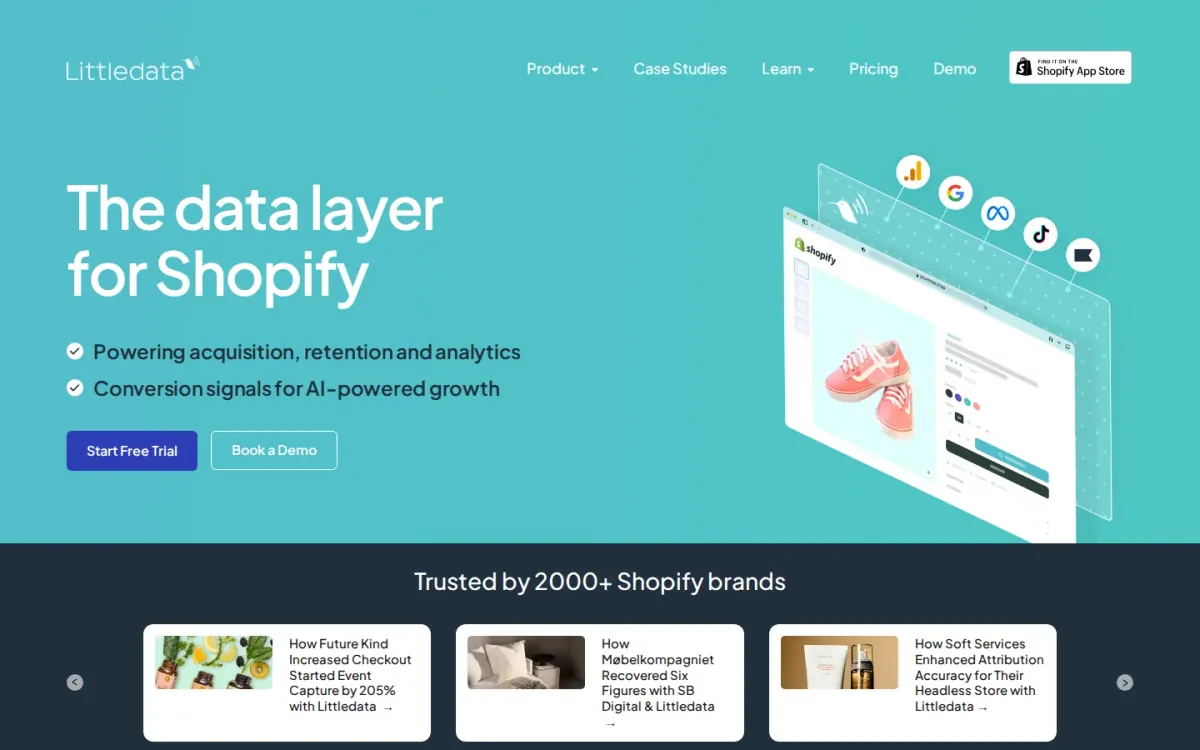 Littledata: Shopify-focused conversion tracking that survives browser gaps